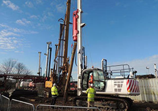 BSP JX Driven Rig - Colets Piling - Piling Contractor