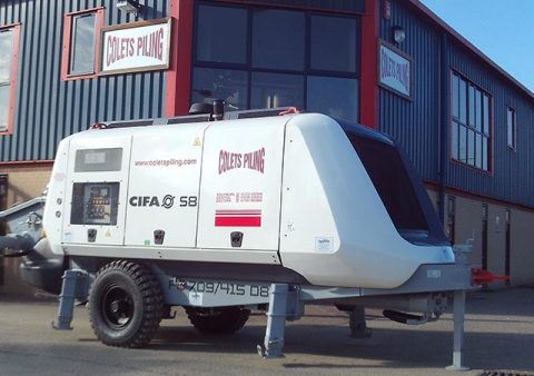 CIFA Pumps at Colets Piling - CIFA 709