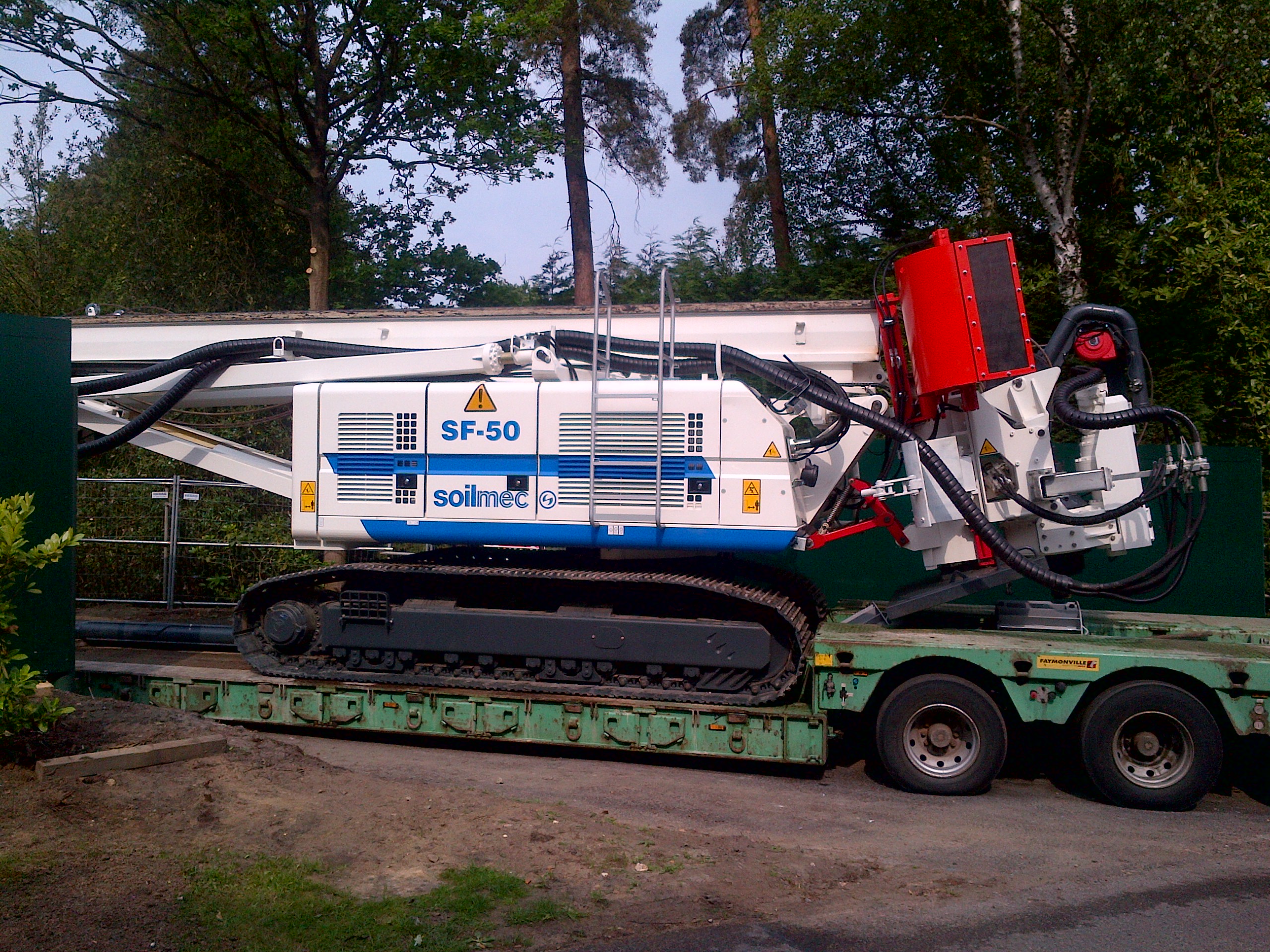 SF50 Piling Machine - Colets Piling - Piling Contractor, UK