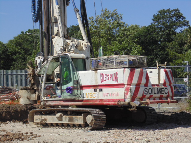 Soilmec R210 Rotary - Colets Piling - Piling Contractor, UK