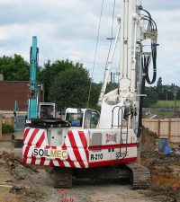 Soilmec R210 Rotary - Colets Piling - Piling Contractor, UK