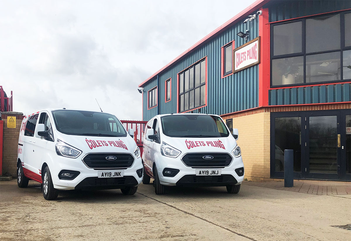 The first pair of 2019 vans have now been added to the fleet